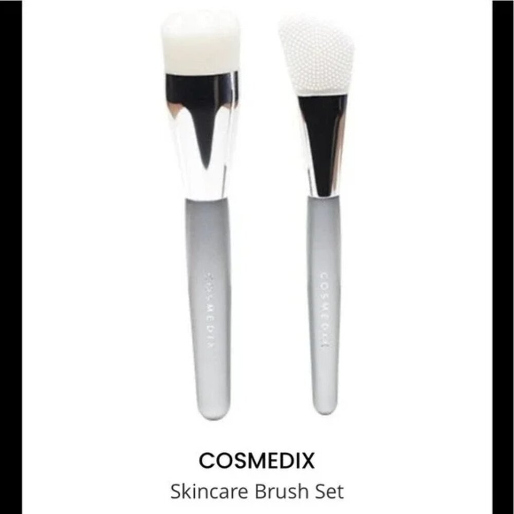 COSMEDIX 2-Piece Skincare Brush Set (BRAND-NEW IN PACKAGE!)‎